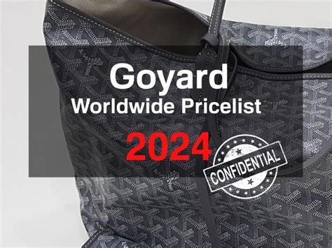 goyard recensioni|goyard price list paris.